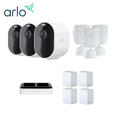 Arlo® Pro 4 Spotlight Camera 12-Piece Security Bundle product
